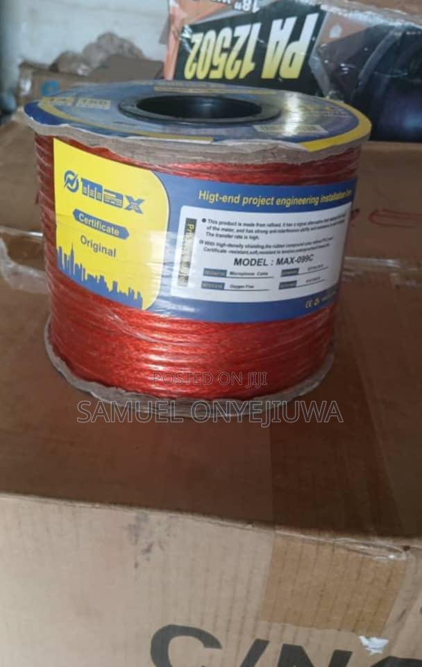 Omax Transparent Microphone Cable