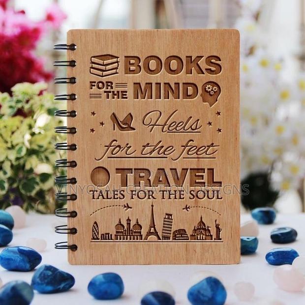 Wooden Diary  With Engraving