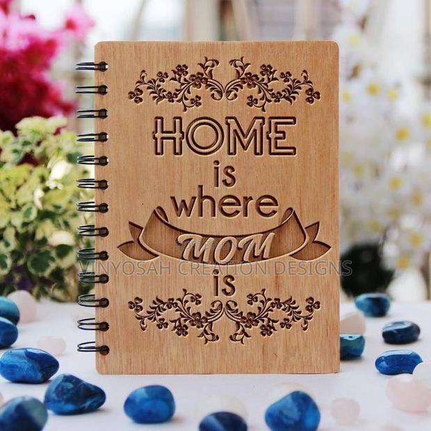 Wooden Diary  With Engraving