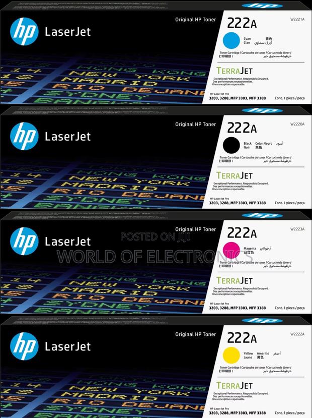 Hp Original Toner Cyan, Yellow, Magenta (222a) · Photo 2