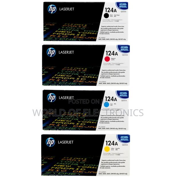 Hp Original 124a Cyan, Magenta, Yellow Toner Cartridge · Photo 2