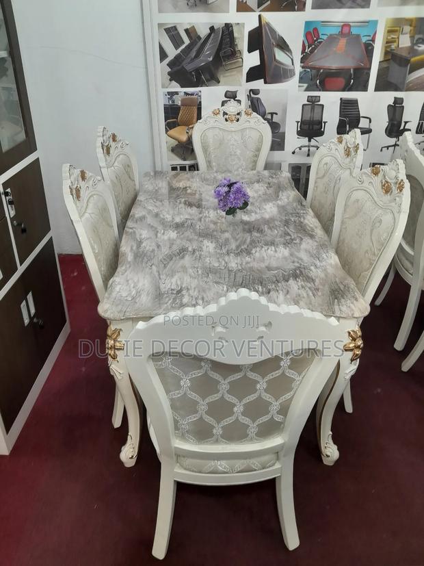 White Royal 6 Seater Dinning · Photo 1