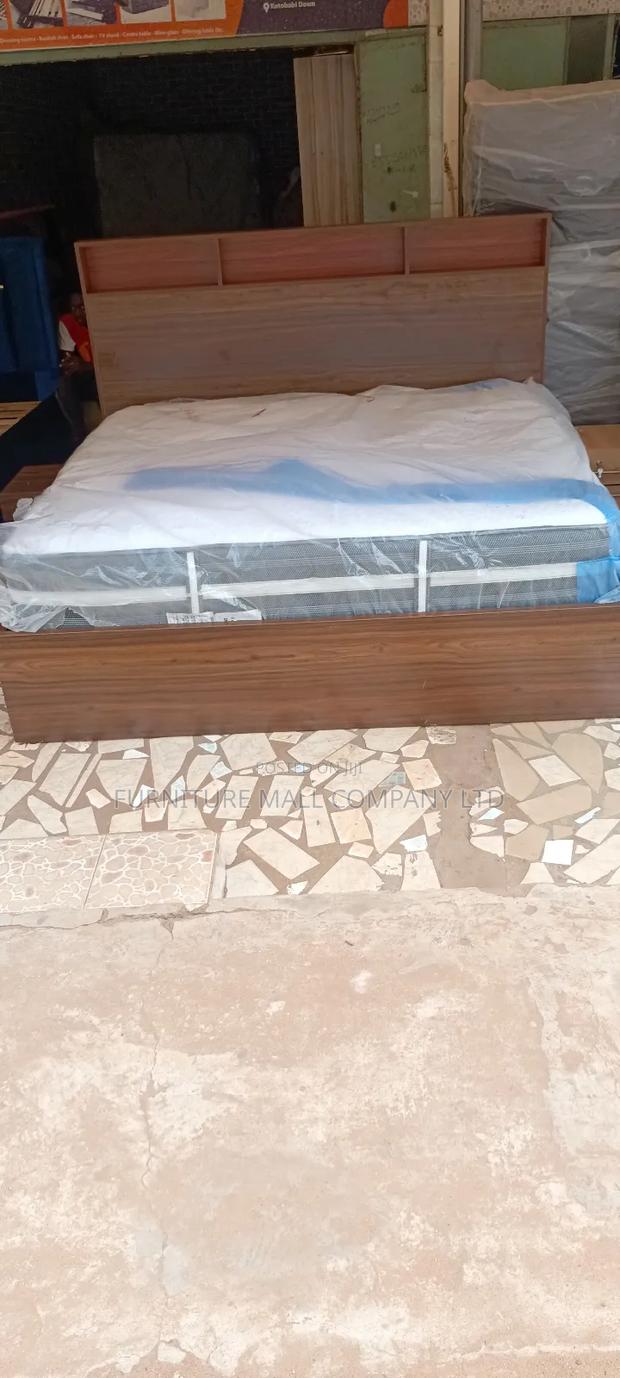 Solid Kings Frame With Mattress 😘💯😍. Free Delivery · Photo 2