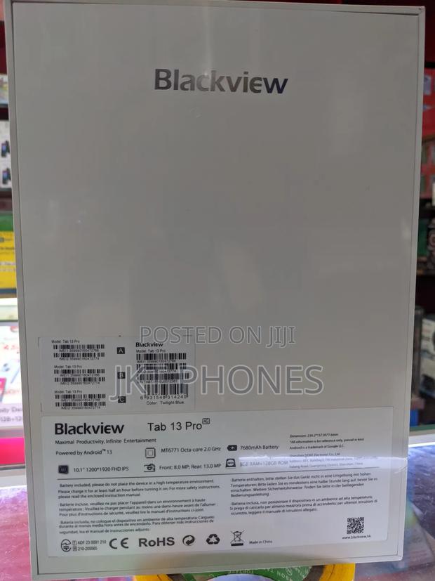 New Blackview Tab 13 128 GB Black · Photo 4