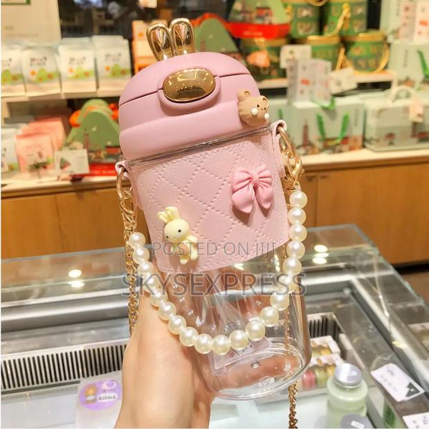 Kids Portable Plastic Water Bottle With Straw photo 4