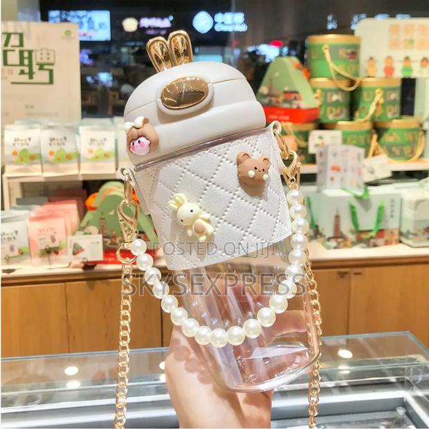 Kids Portable Plastic Water Bottle With Straw photo 5