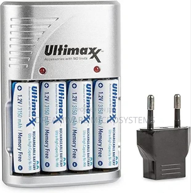 Ultimaxx 4 Port Rapid Charger With4aa Long Lasting Batteries photo 3