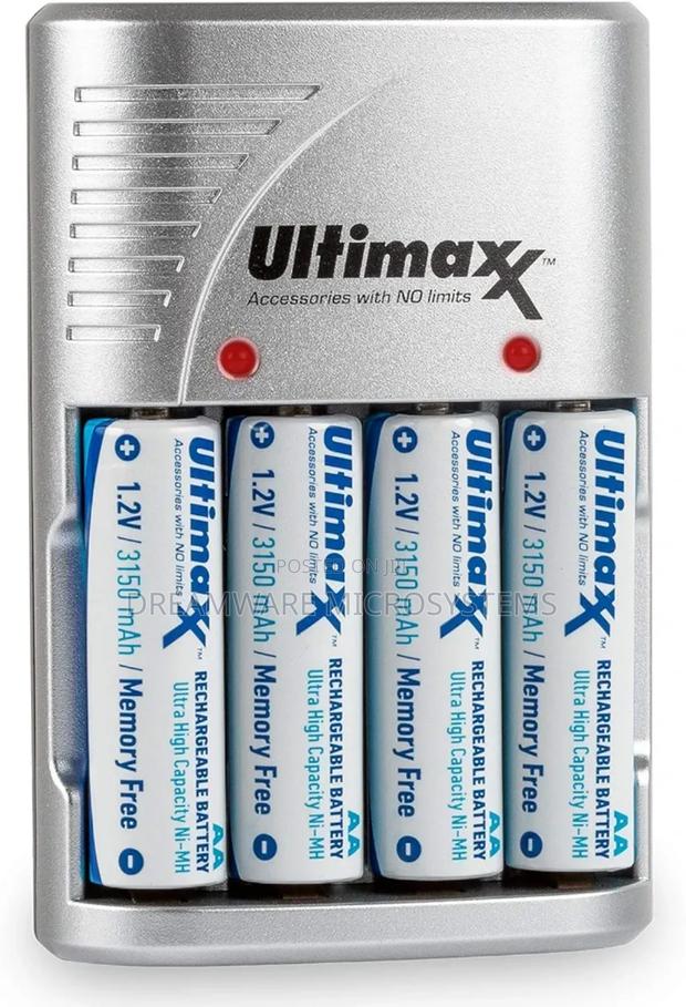 Ultimaxx 4 Port Rapid Charger With4aa Long Lasting Batteries photo 4
