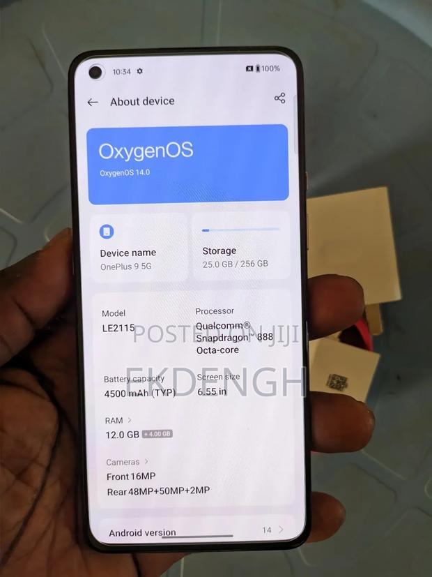 OnePlus 9 256 GB Purple photo 2