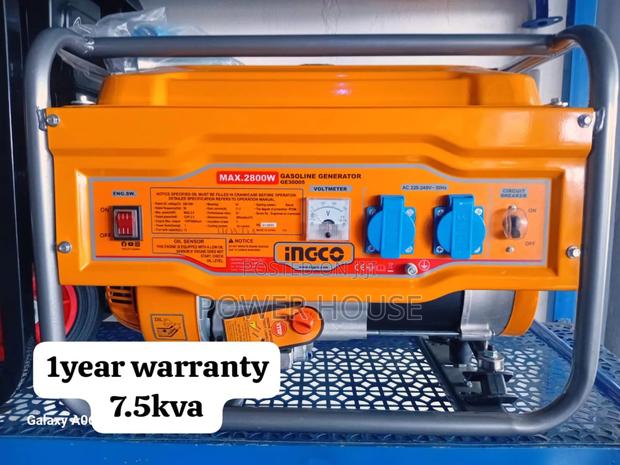 Aircool Orion Relay Ingco Petrol Generator 7.5kva · Photo 2