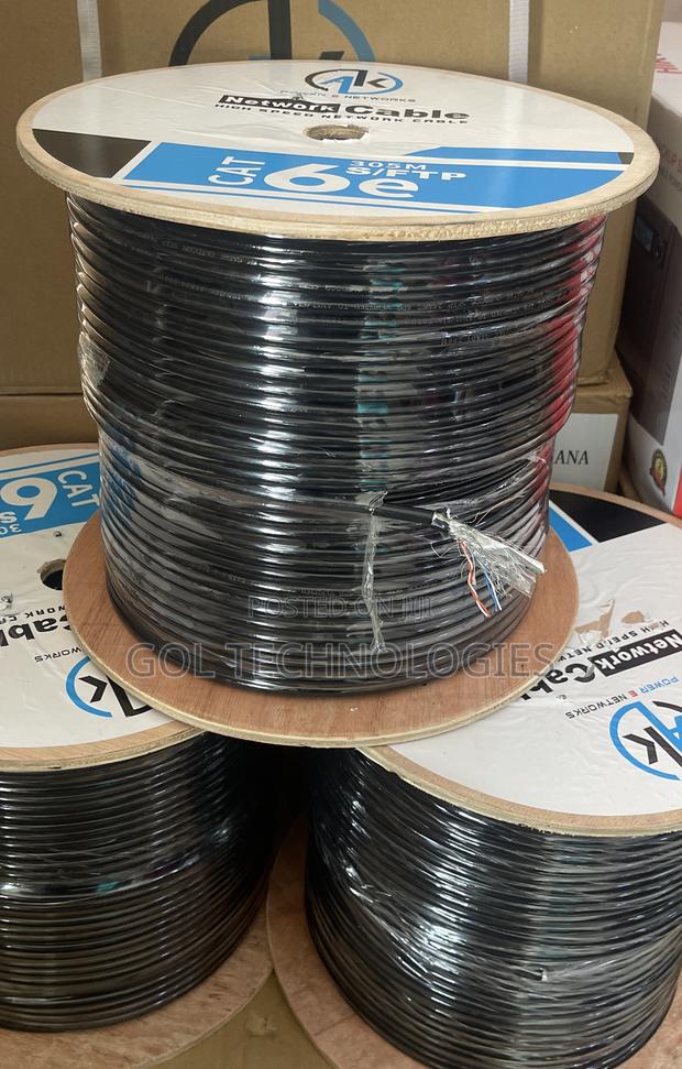 Cat6 Outdoor Cable 305m SFTP Ak Cable Cat6 Double Coated · Photo 4