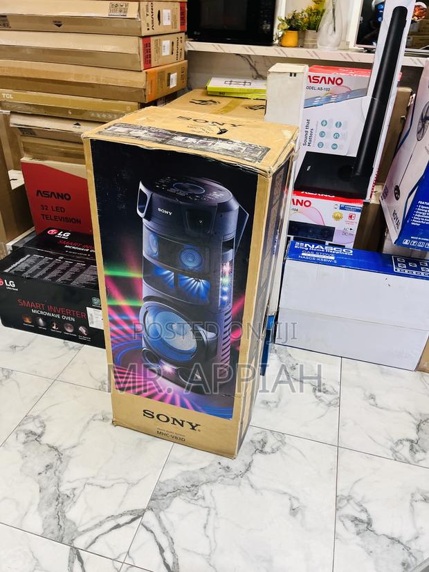 Beautiful Made Sony MHC-V83d Bluetooth Speaker(Black). · Photo 2
