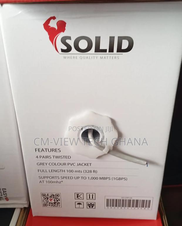 100m Utp Cat6 Cable Solid photo 2