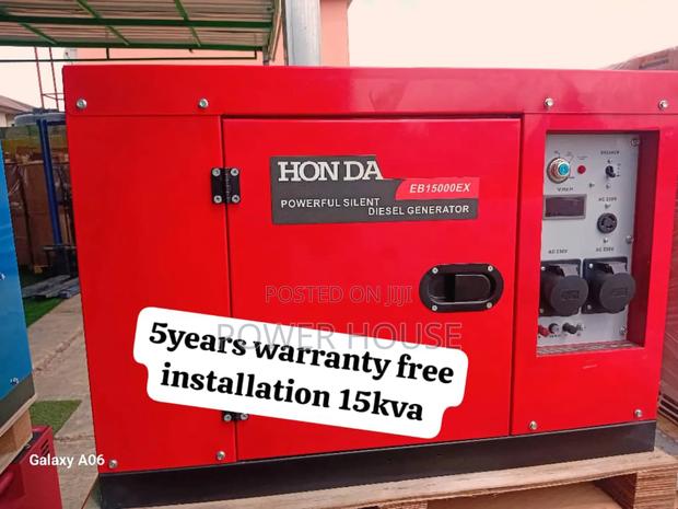 Aircool Silver Amp Honda Generator 16500watts 15kva 15kva · Photo 2