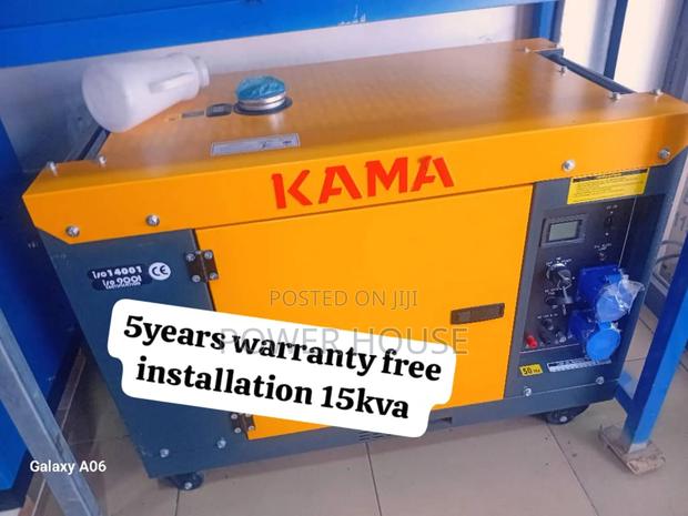 Electric Rerna Panel Kama Diesel Generator 15kva 16500watts · Photo 2