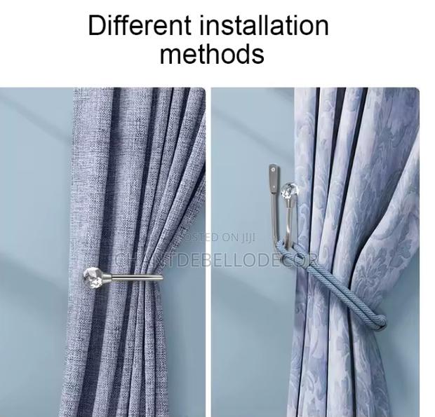 Newest Luxury Crystal Curtain Tieback Hooks 130ghc a Pair photo 6