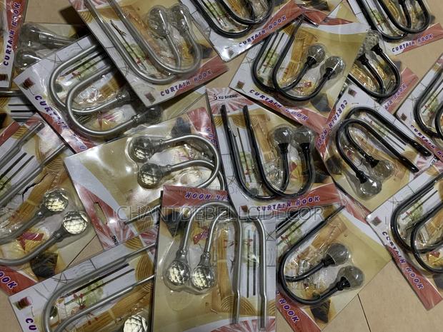 Newest Luxury Crystal Curtain Tieback Hooks 130ghc a Pair photo 4
