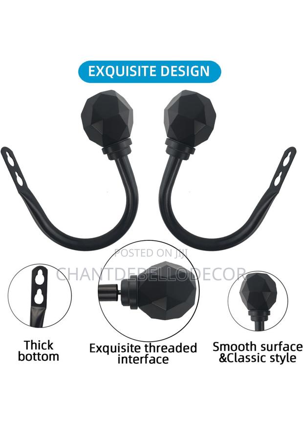 Vintage Design Solid Metal Curtain Tie Backs Hooks 150ghc photo 4