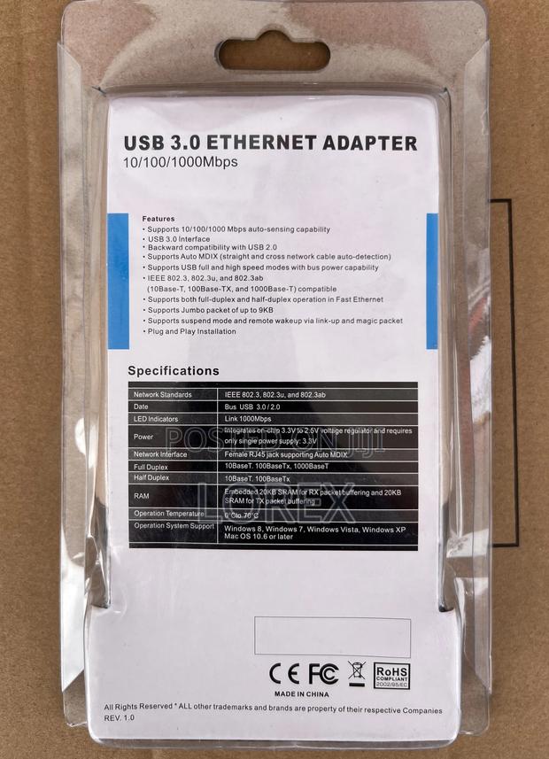 USB 3.0 to Lan Ethernet Adapter 10/100/1000mbps · Photo 4