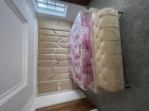 King Jonathan King Size Bed Frame And Ottoman With Two Sid photo 2
