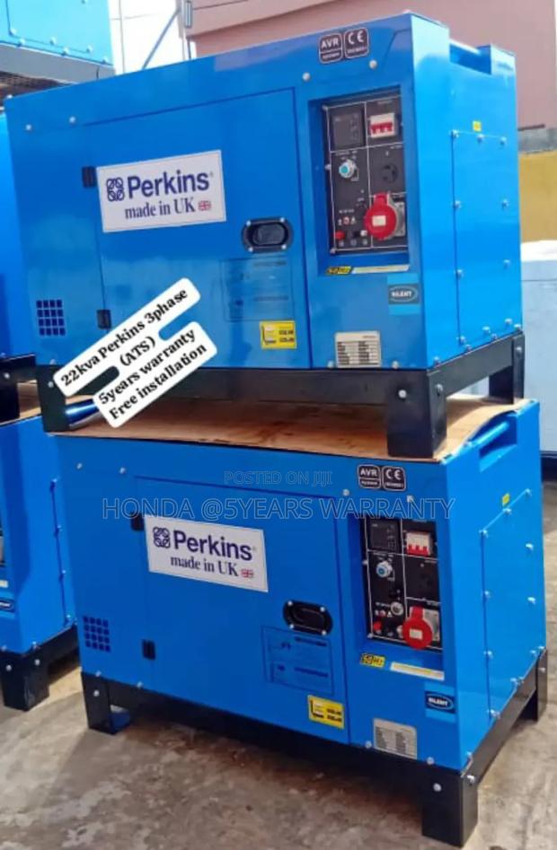 Electric Start Pro 22kva Perkins 3phase Generator Silent Ats · Photo 2