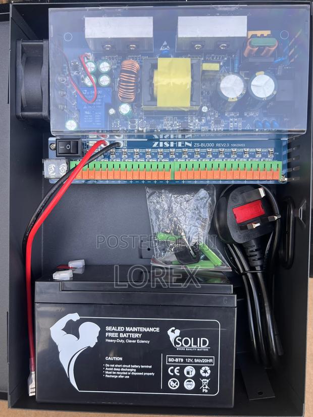 Power Supply CCTV With Battery 9ah 16ch/20a Power Backup · Photo 4