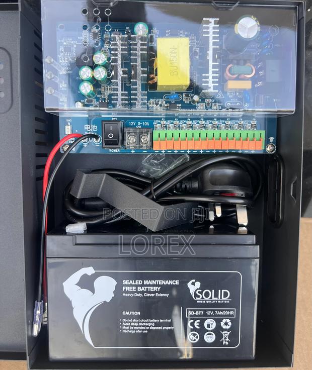 Power Supply CCTV With 7ah Battery Backup 9ch/10a · Photo 3