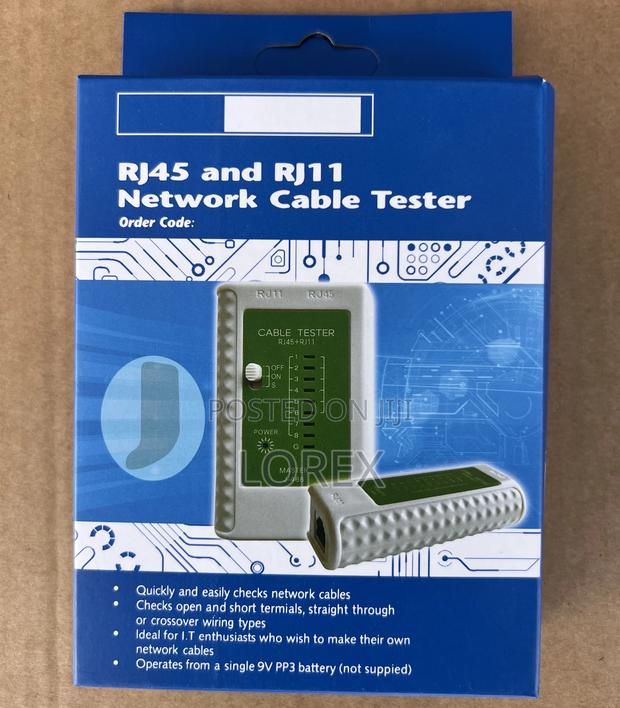 Network Cable Tester Rj11 and Rj45 · Photo 3