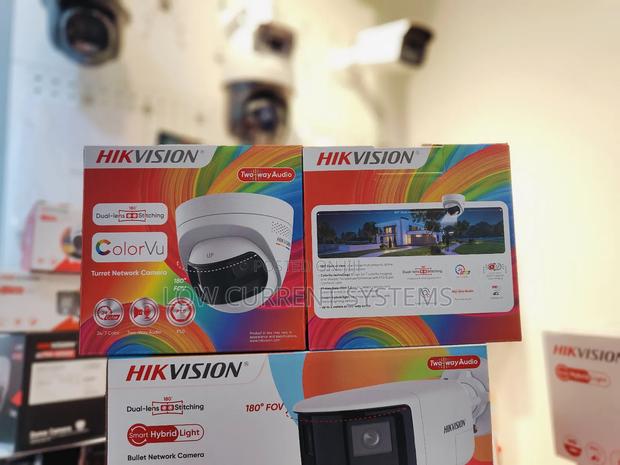 Hikvision Panoramic 6mp Dual Lens Stitched Wide Angle Sirens · Photo 2