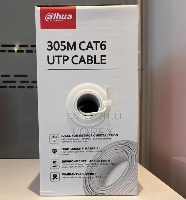 Dahua Cat6 Network Cable 305m Utp Pure Copper Pfm920i-6un-C · Photo 4