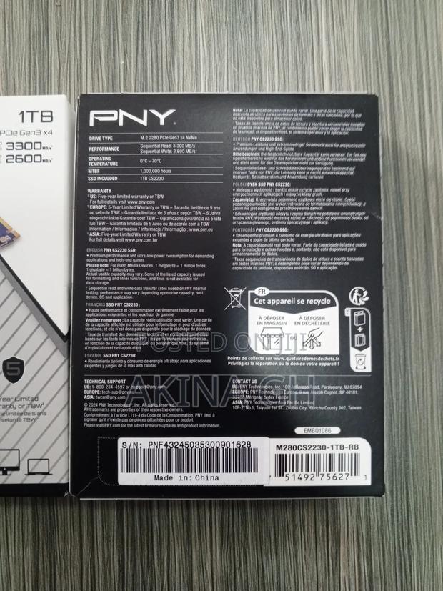Pny Cs2230 1tb M.2 Nvme Internal Solid State Drive (Ssd) · Photo 4