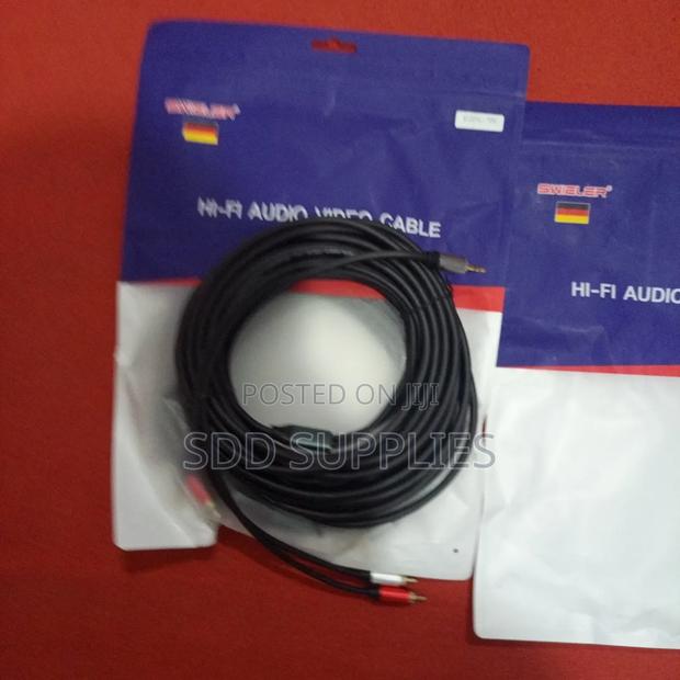 10 Meters Aux 3.5 To 2 Rca Cable · Photo 2