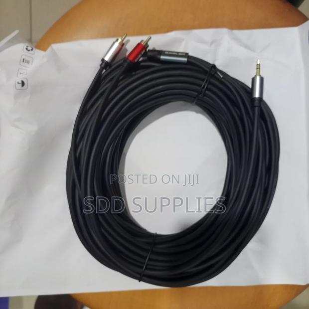 15 Meters Hifi Aux To 2rca Audio Cable · Photo 2