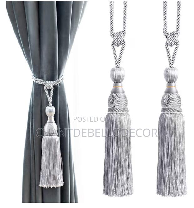 Luxury Tassel Rope Curtain Tieback 95ghc for 2pcs