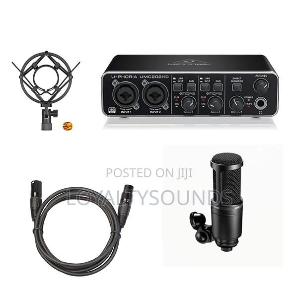 At2020 With Behringer Umc202hd Mic and XLR Cable · Photo 2