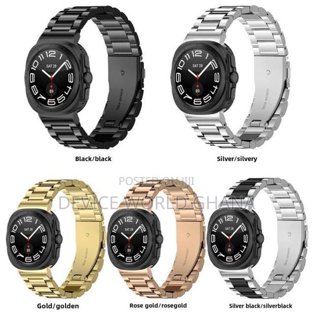 Qic Stainless Steel Strap for Samsung Watch 7 Ultra 47mm