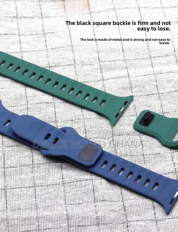 Monochrome Silicone Strap for Apple Watch All Modes S1-S10 photo 10