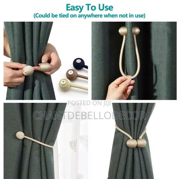 Quality 2 in 1 Magnetic Curtain Tiebacks photo 4