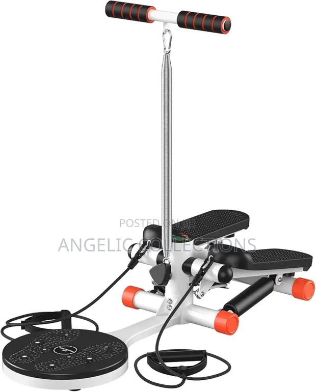 Mini Stepper With Waist Twister, Puller And Resistance Band · Photo 3