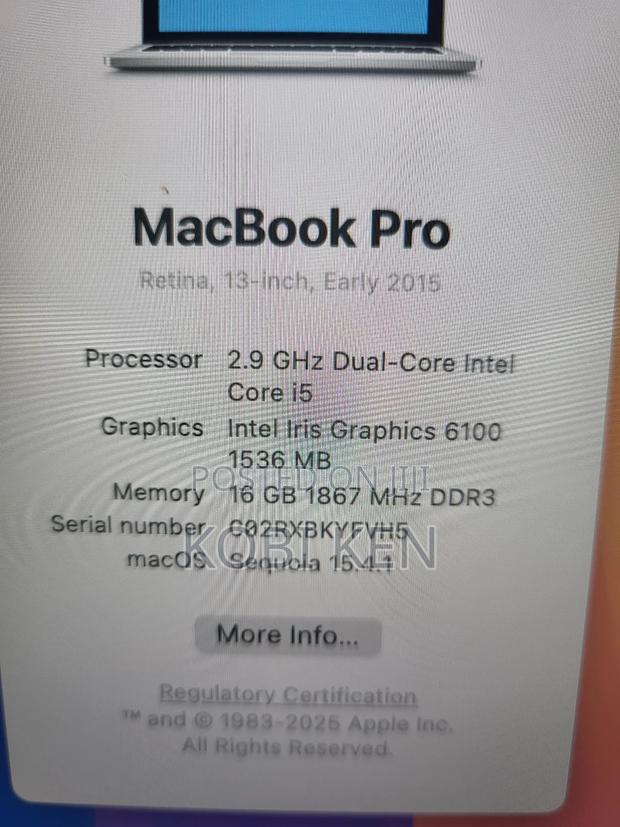 Laptop Apple MacBook Pro 2015 16GB Intel Core i5 SSD 1T photo 5