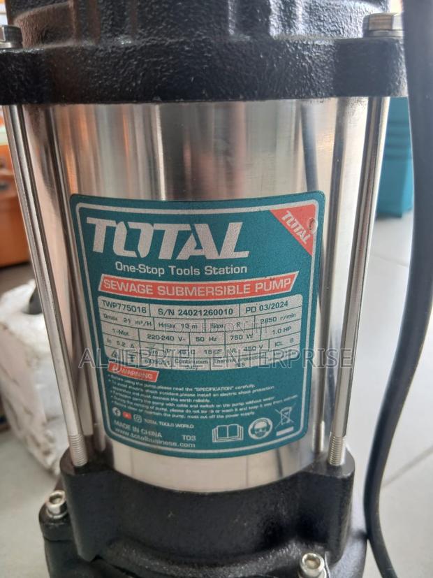 Total 1.0 Submersible Sewage Water Pump · Photo 4