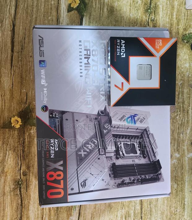 Ryzen 7 9800x3d and Asus Strix X870 Motherboard · Photo 2
