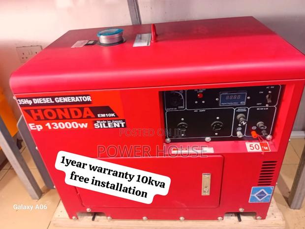 Tycoon Flow Hub Honda 10kva 13000watts Diesel Generator 10kv · Photo 2