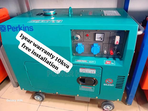 Tycoon Luxe Panel 10kva 13000watts Diesel Generator Perkins · Photo 2
