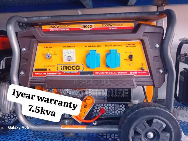 Tycoon Top Luxe Ingco Petrol Generator 7.5kva 8500watts · Photo 2