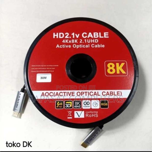 30m Hdmi Fiber Optic - AOC (Active Optical Cable) · Photo 2