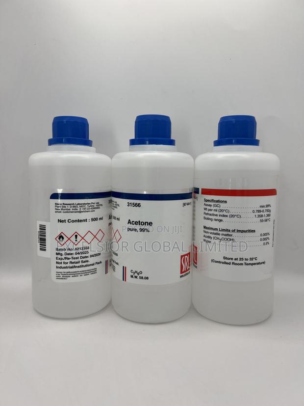Acetone Pure 99% 500ml photo 3