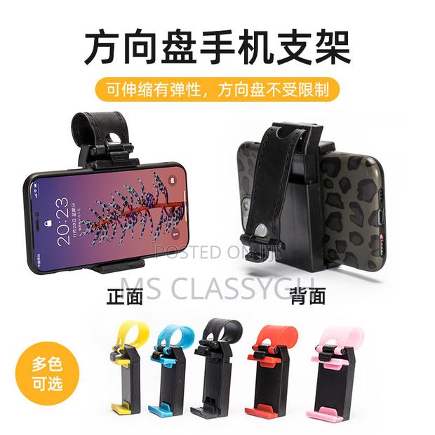 Universal Car Phone Holder Car Steering Wheel Phone Holder photo 2