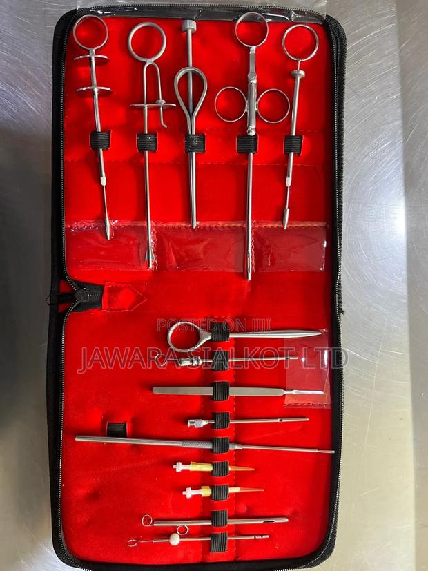 Complete Veterinary Teat Instrument Kit for Animal Livestock