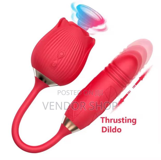 Rose Sucker 2in 1 Vibrator